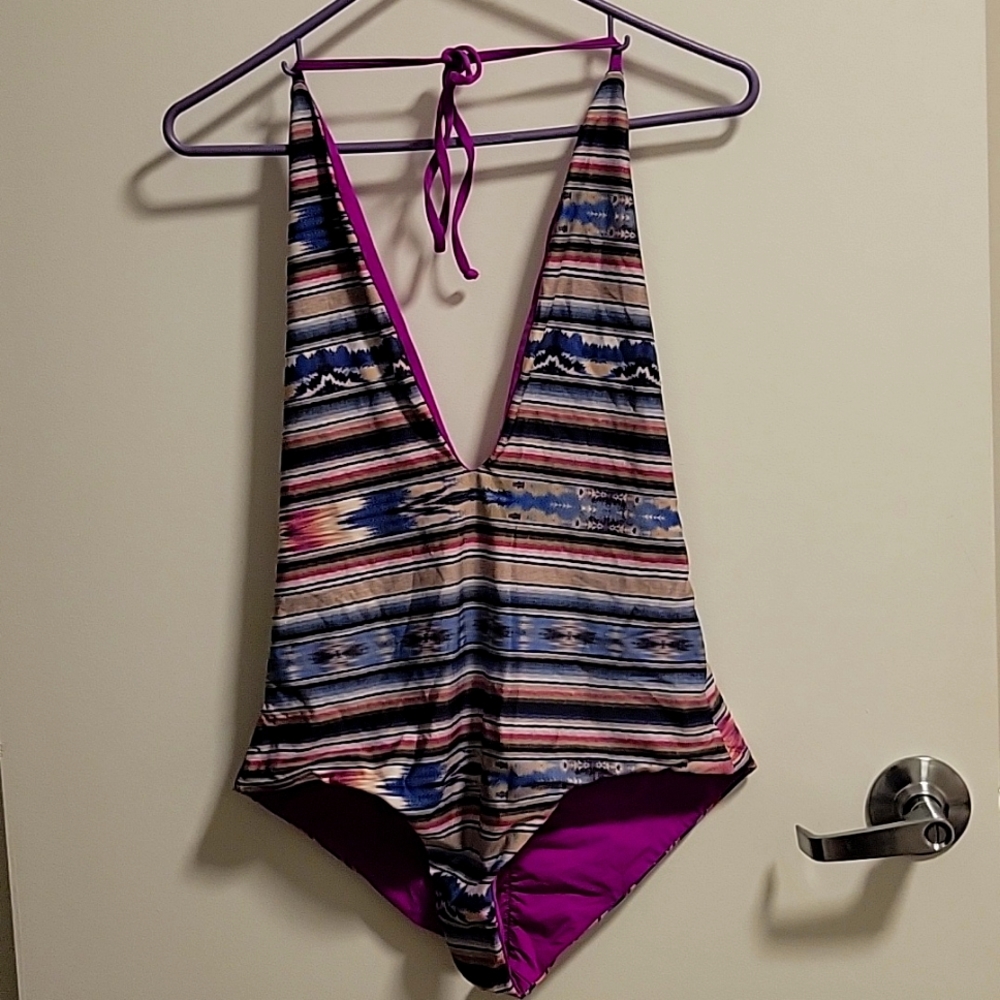 Sexy REVERSIBLE one piece!!!! Two swimsuits in one.
